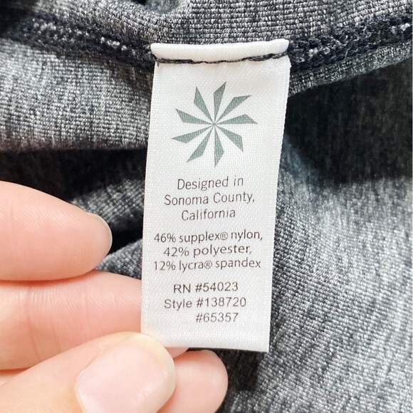 Athleta Grey Bombtastic Bomber Workout Athletic Athleisure Jacket Size Medium - Picture 7 of 10